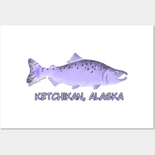 Ketchikan Salmon Posters and Art